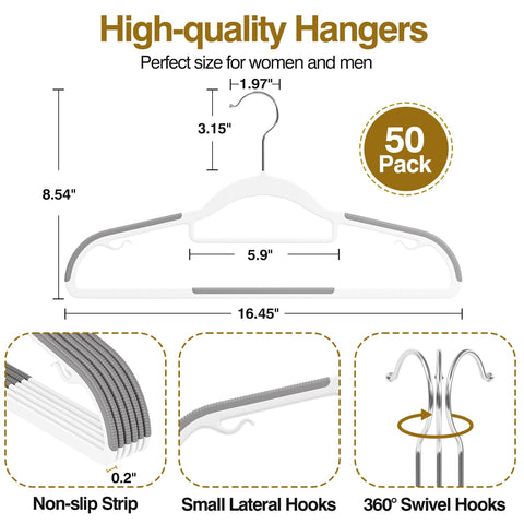 UEAKPIC heavy-duty hanger with swivel hook for easy access from any angle.