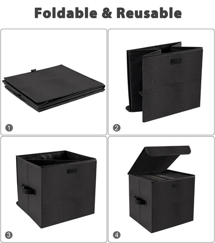 UENTIP 90-record capacity keeps your collection organized and accessible.