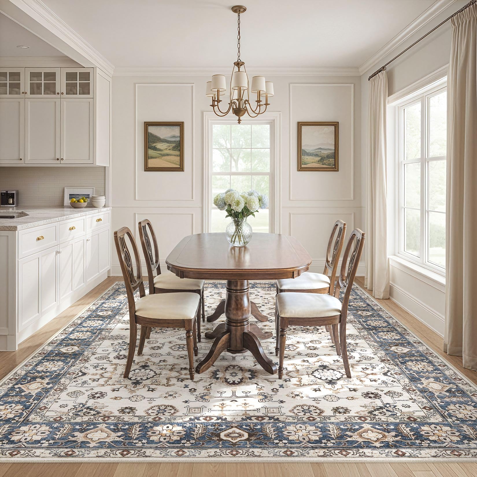 UESRUGS dust-proof low-pile surface reduces dust and pet hair buildup