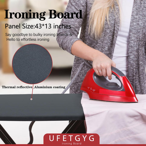 UFETGYG heat-resistant cover reflects heat for smooth glide.
