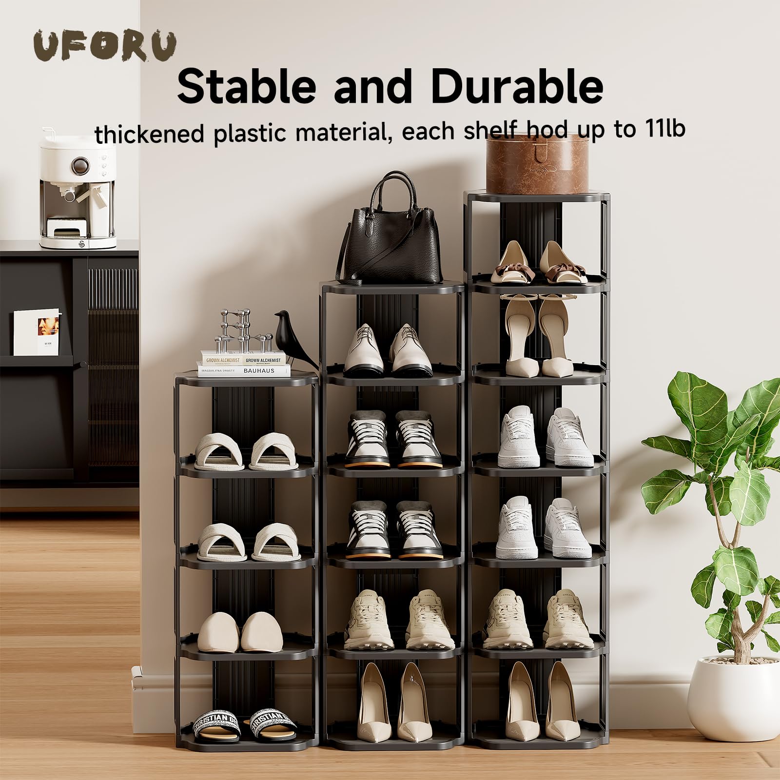 UFORU durable plastic design endures daily use while staying lightweight and stable.