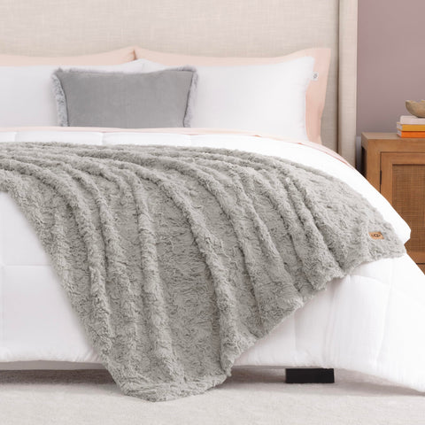 UGG Adalee living room layer adds texture for lounging and style.