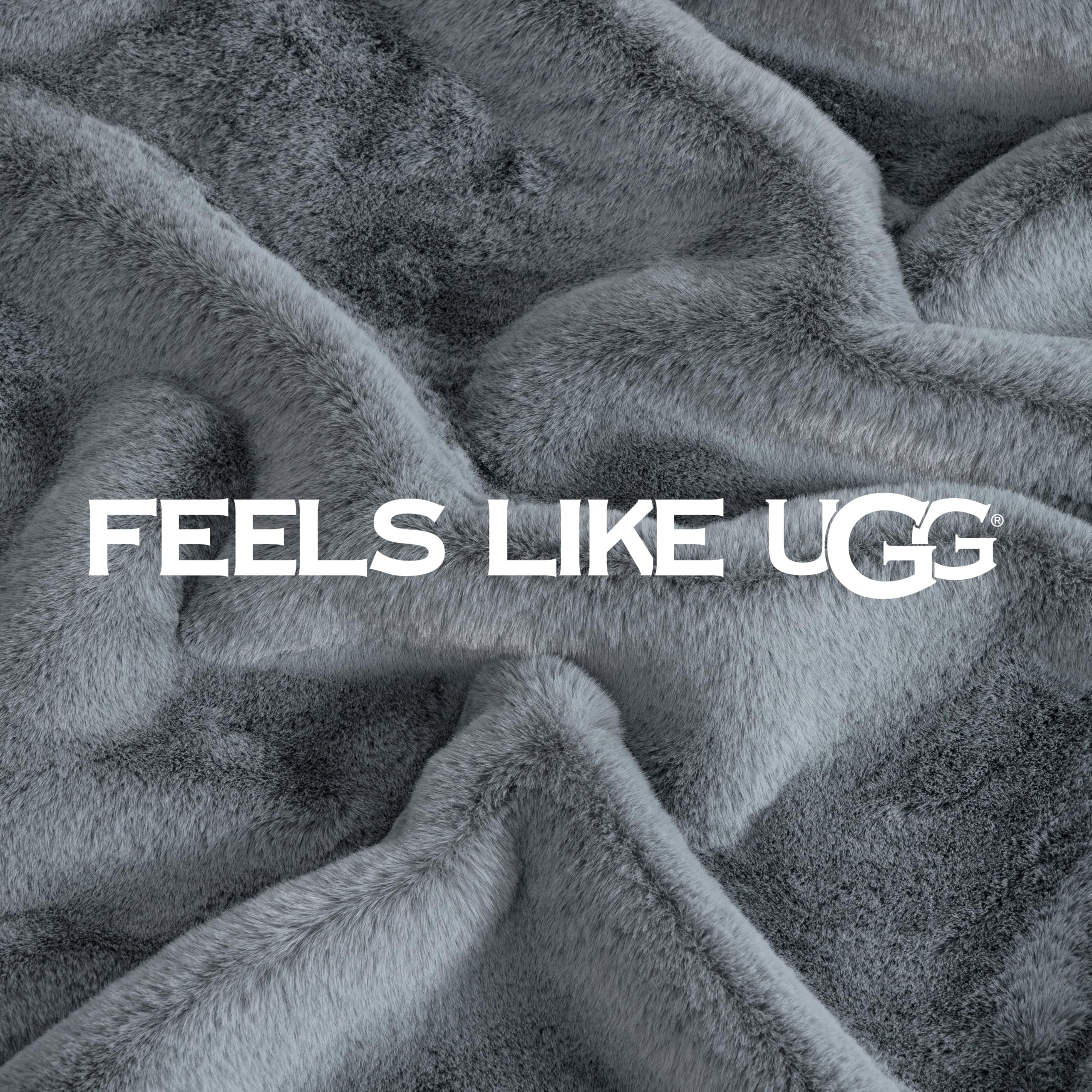 UGG Euphoria couch decor throw, plush comfort for lounging.
