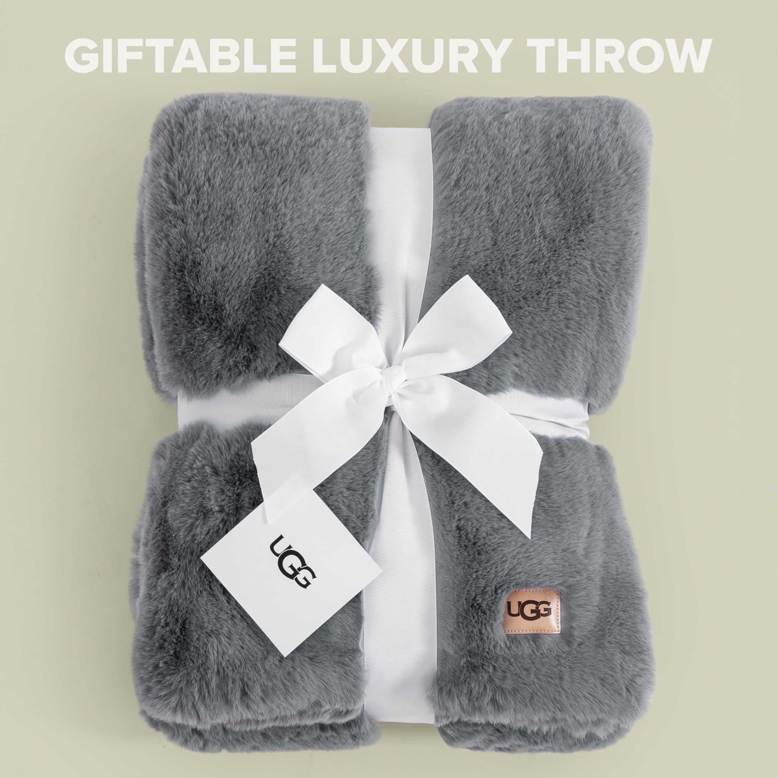 UGG Euphoria oversized 50x70 throw, perfect for layered bed or sofa.