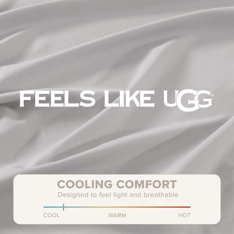 OEKO-TEX certified hypoallergenic materials in the UGG Hedi King Sheet Set