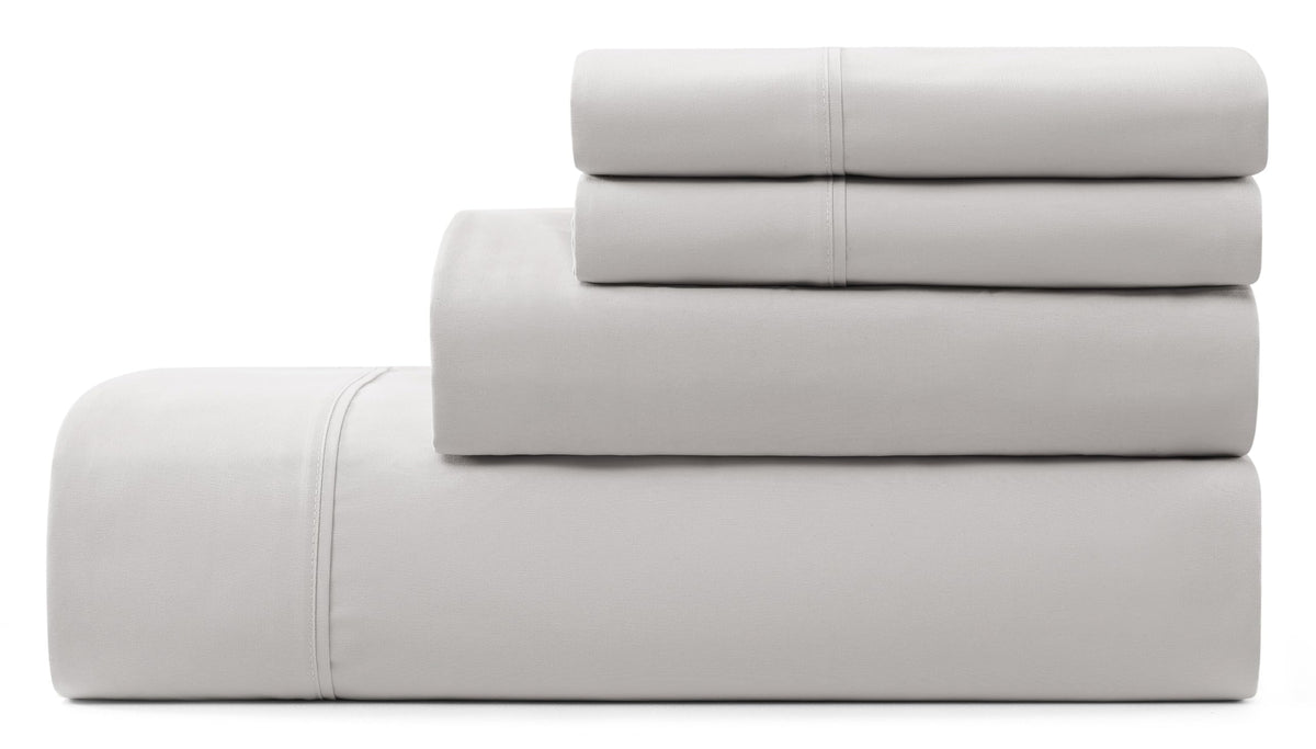UGG Hedi King Sheet Set flat sheet sized 112x104 for generous king beds, easy coverage