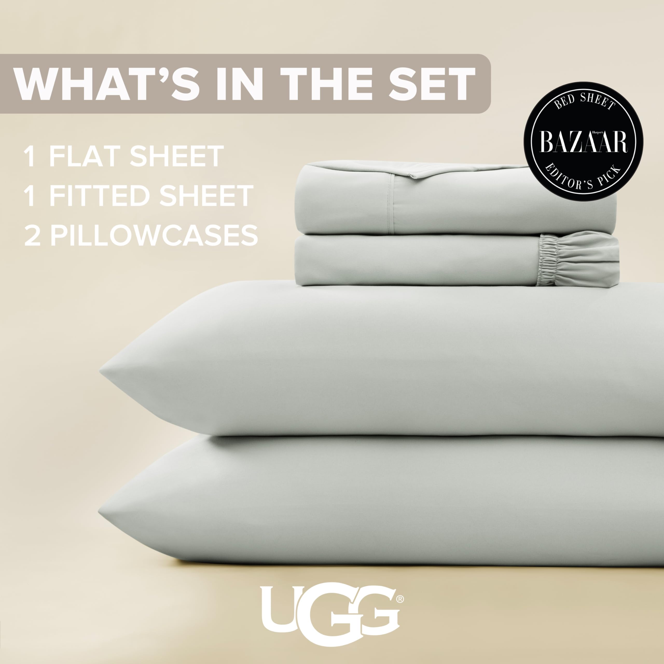 UGG Hedi queen flat sheet dimensions showcase generous coverage.