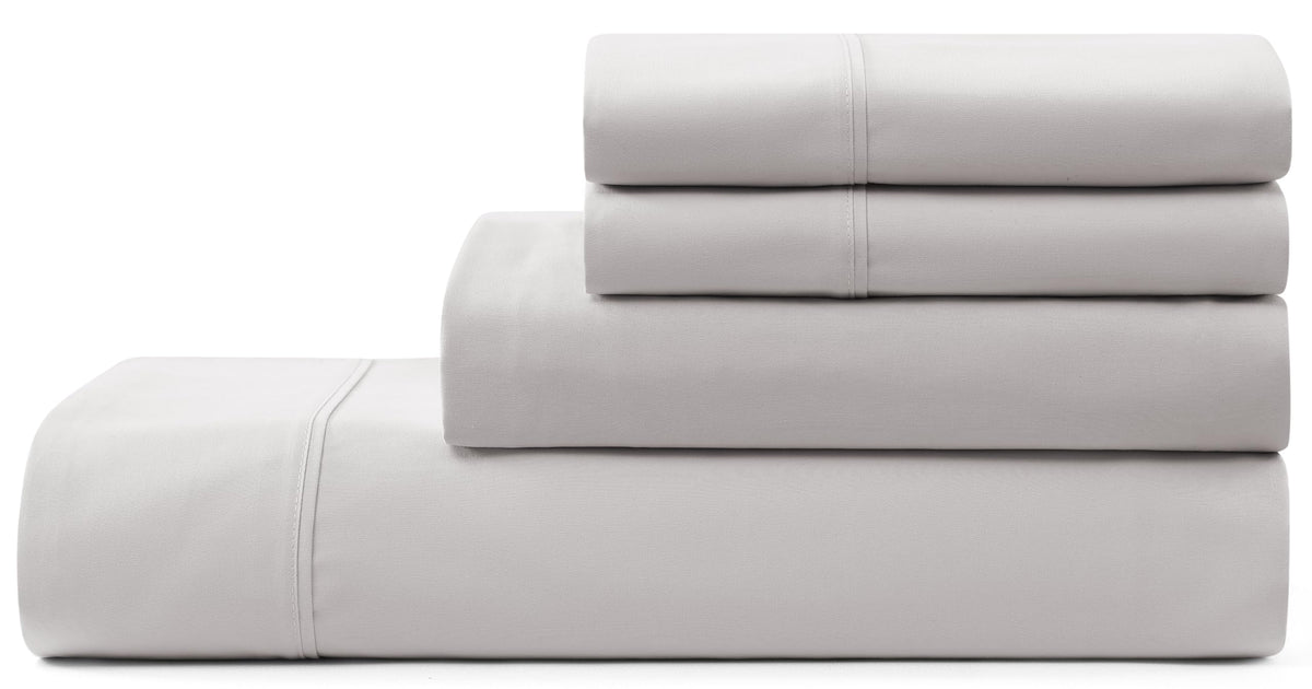 UGG Hedi queen flat sheet showcasing breathable softness for a cool night