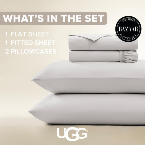 UGG Hedi queen pillowcases offering plush comfort and smooth sleep surface