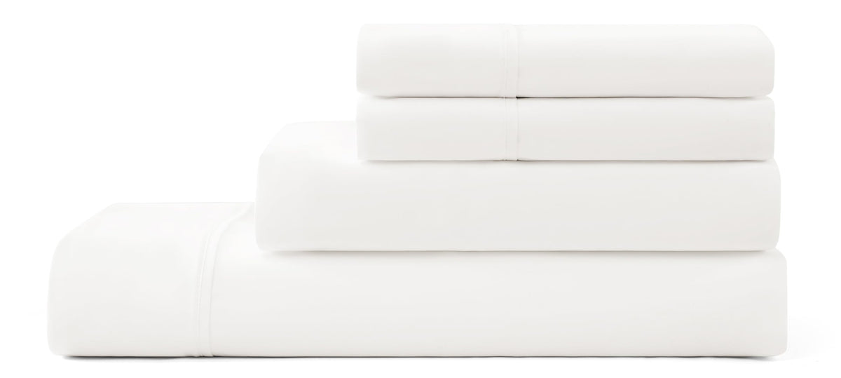 UGG Hedi Queen Sheet Set overview showing luxury cooling bedding for modern bedrooms.