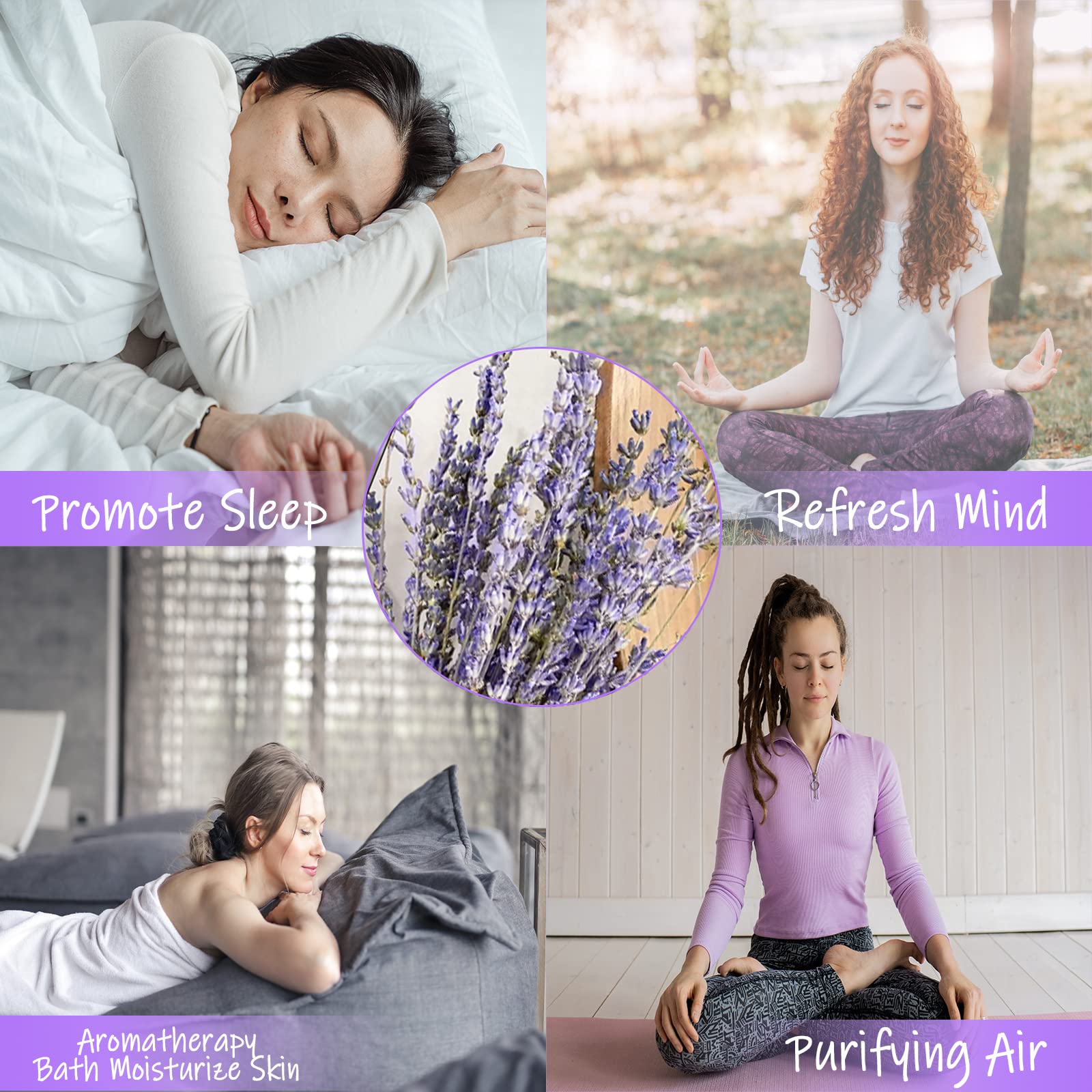 Uieke lavender aroma lingers, refreshing the space with soothing notes
