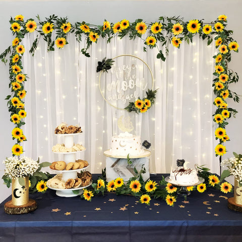 Uieke wedding arch garland elevates ceremonies with lifelike blooms