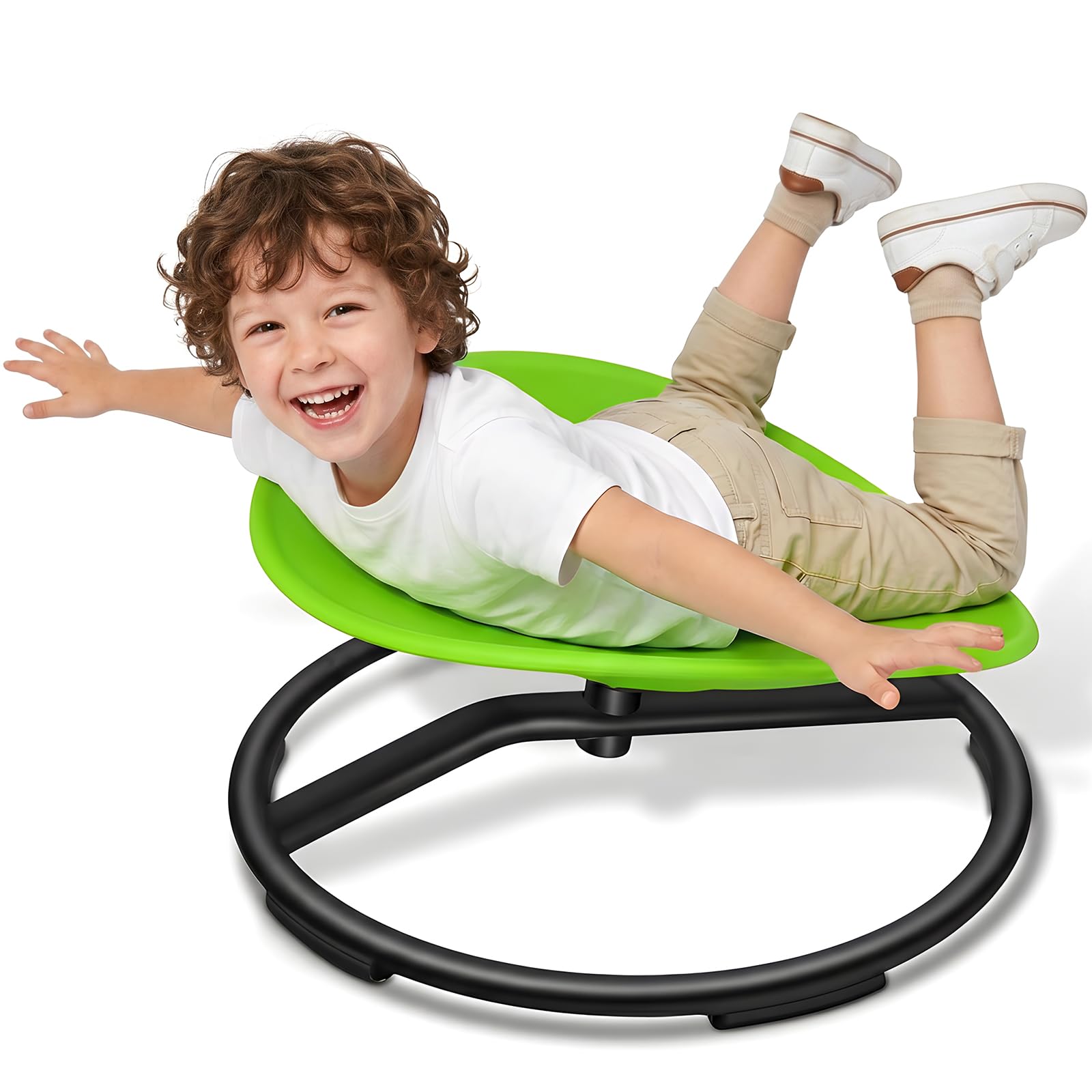 UIIKOLB spinning chair showing 360° vestibular input for balance and focus