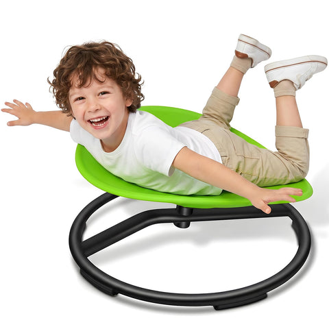 UIIKOLB spinning chair showing 360° vestibular input for balance and focus