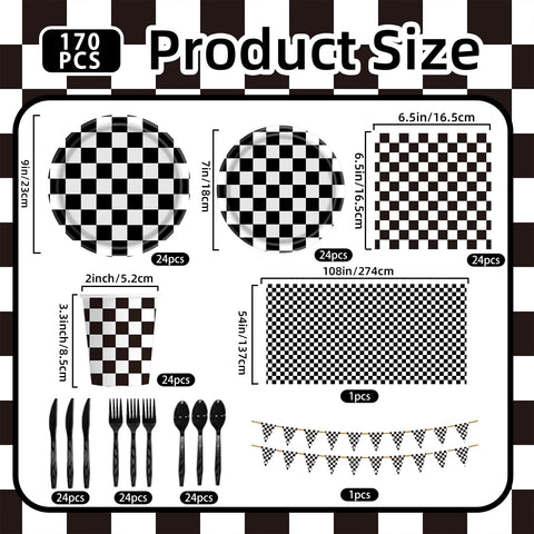 Uikeleexm 7-inch dessert plates add track-side flair to snacks and cake