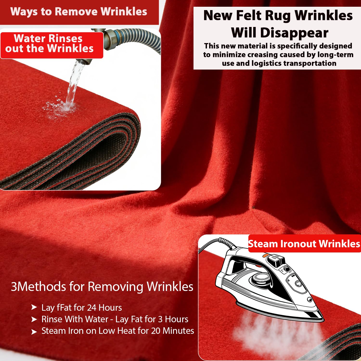 Uimiduosoy waterproof surface seals spills for quick cleanup during events.