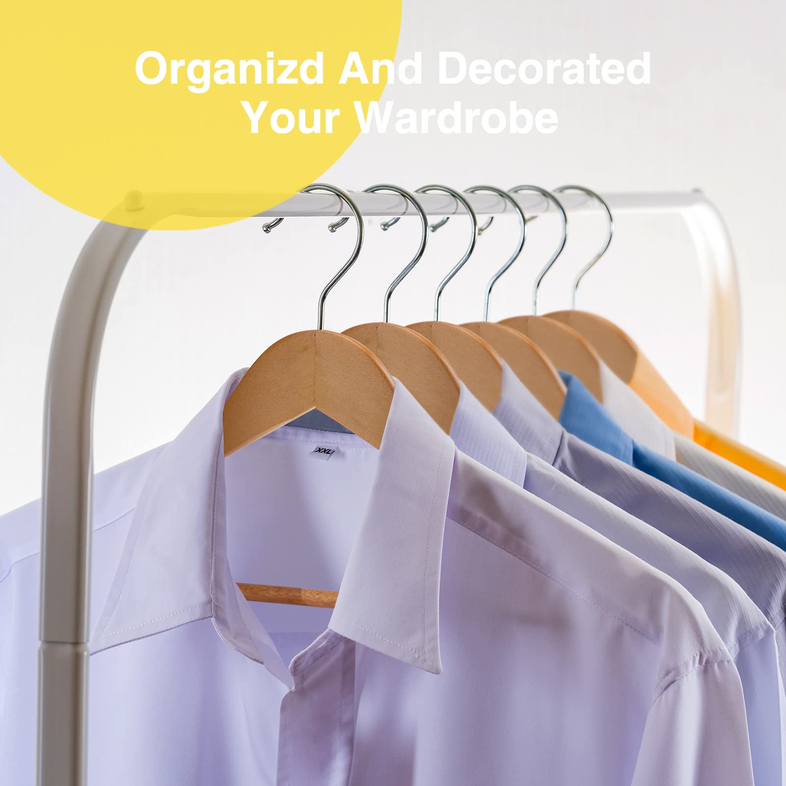 Uinicor hangers with shoulder grooves prevent slipping on tops