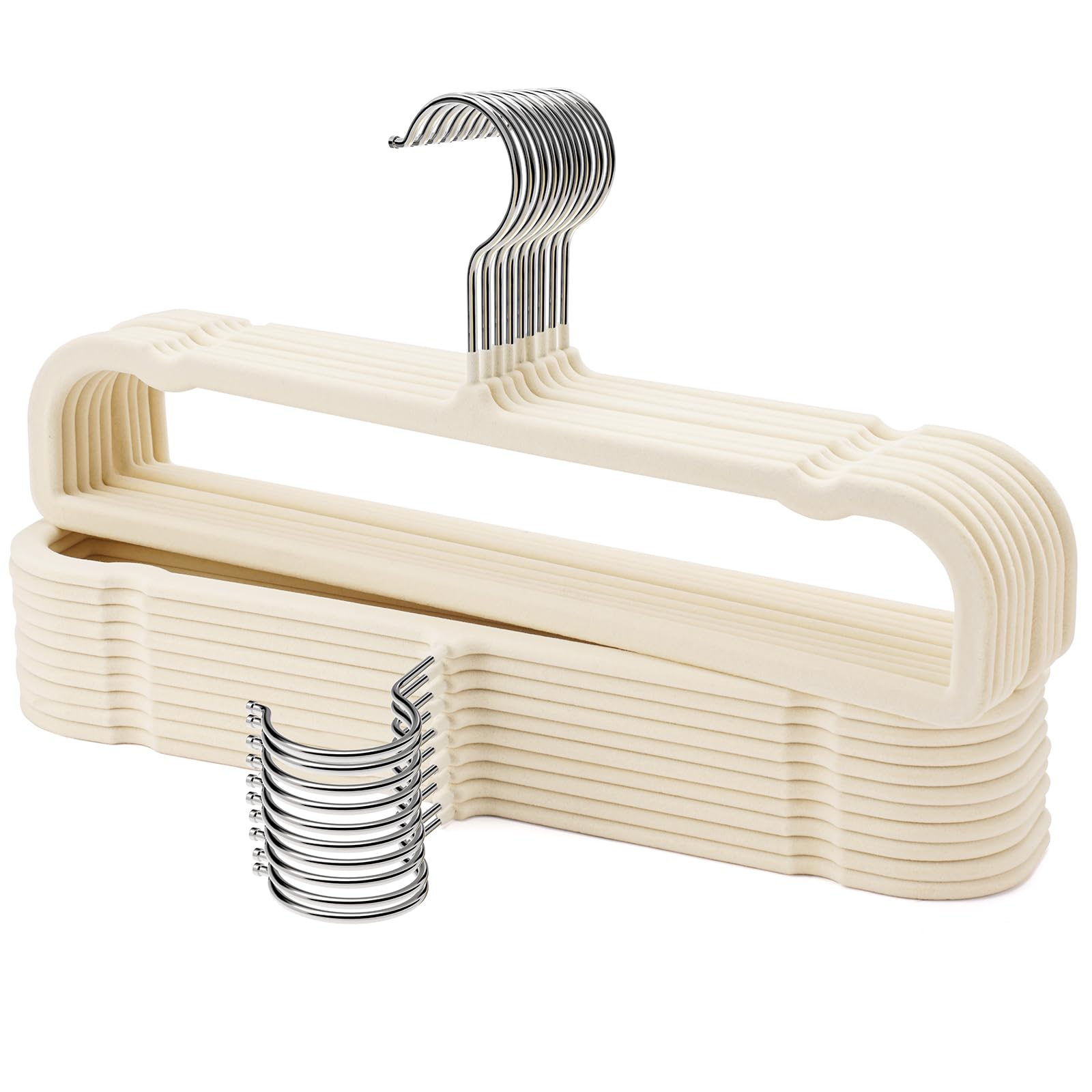 Uinicor velvet pants hangers space-saving design keep pants off the floor