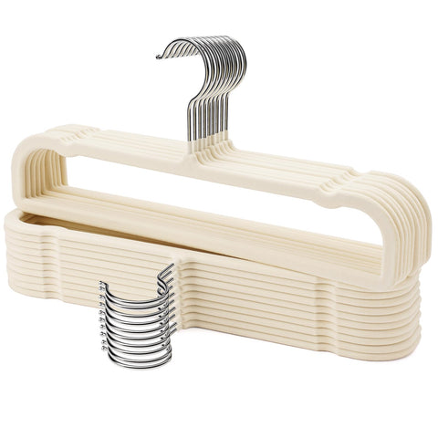 Uinicor velvet pants hangers space-saving design keep pants off the floor