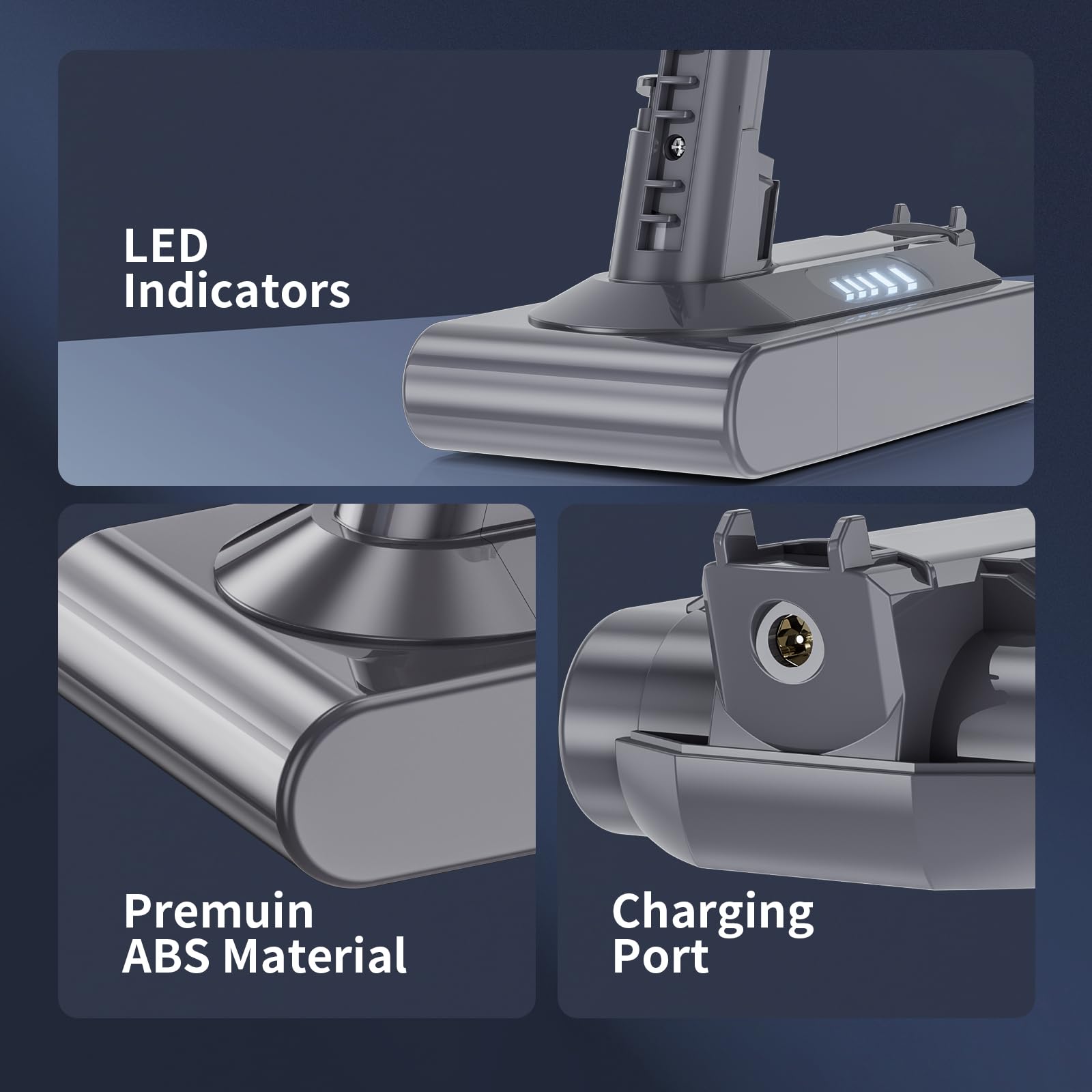 Uionvot Dyson battery replacement kit with screws included