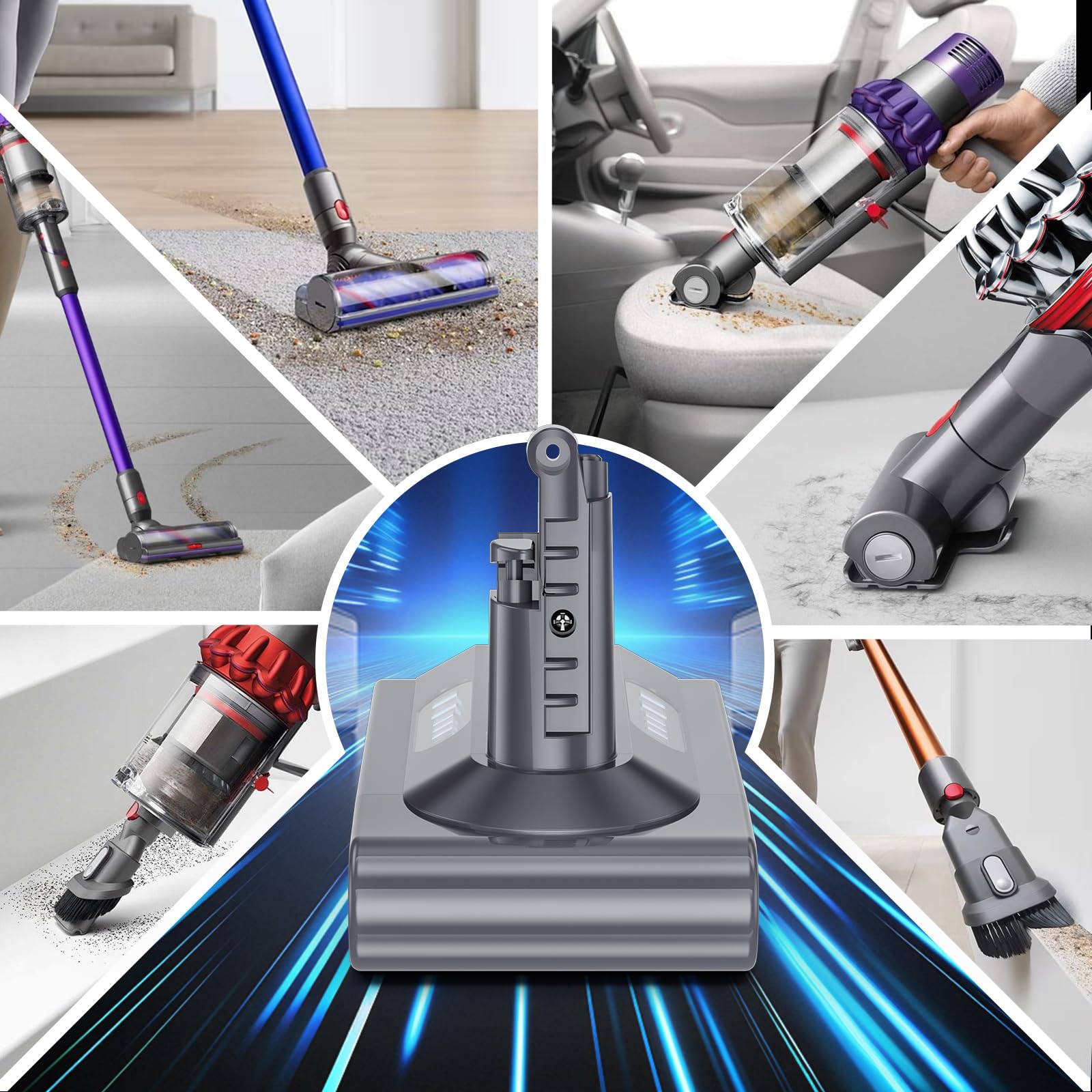 Uionvot Dyson V10 replacement kit comes with warranty
