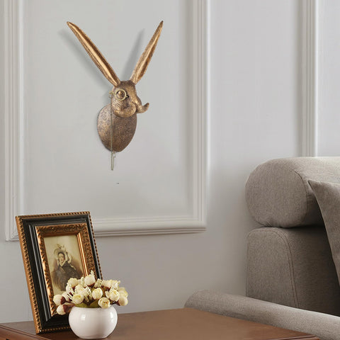 UITWMKTG gold animal head wall decor assembly parts included for easy setup