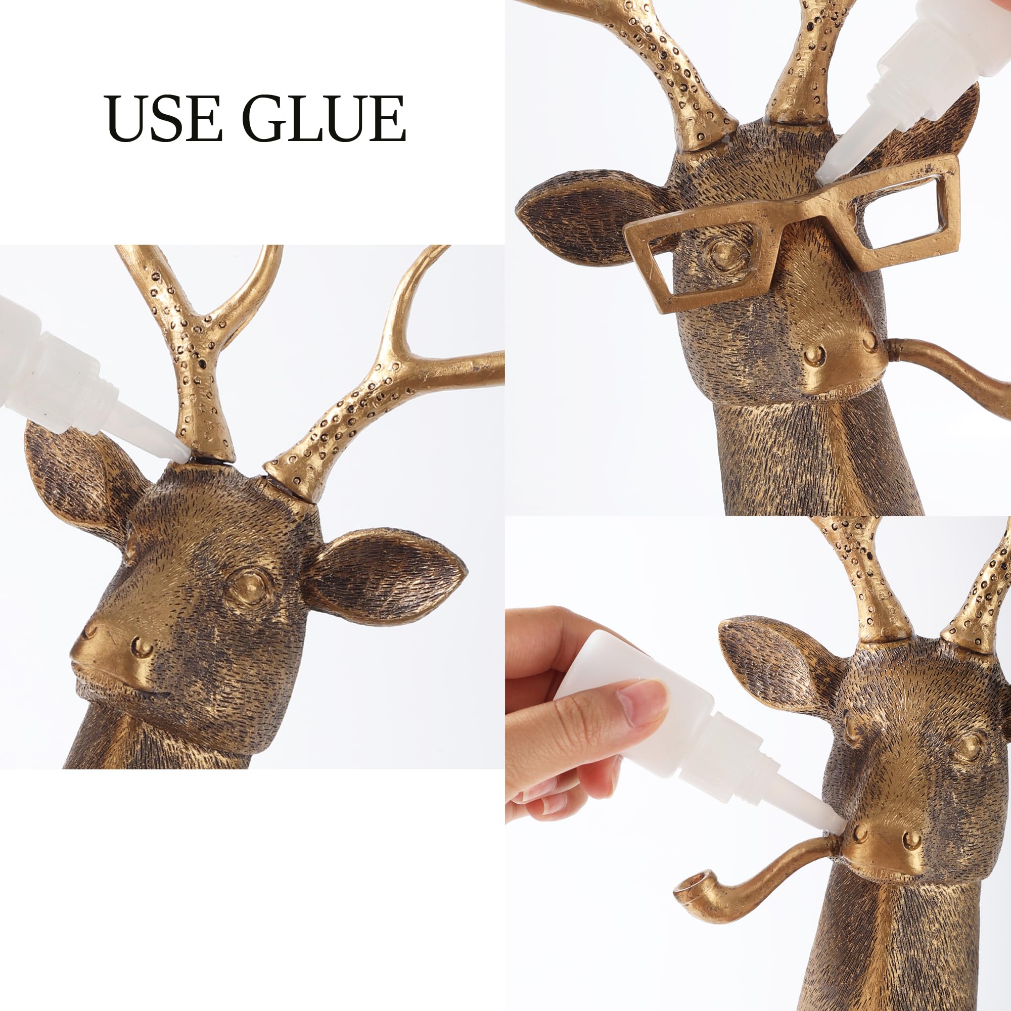 UITWMKTG gold animal head wall decor complements living rooms with luxe finish