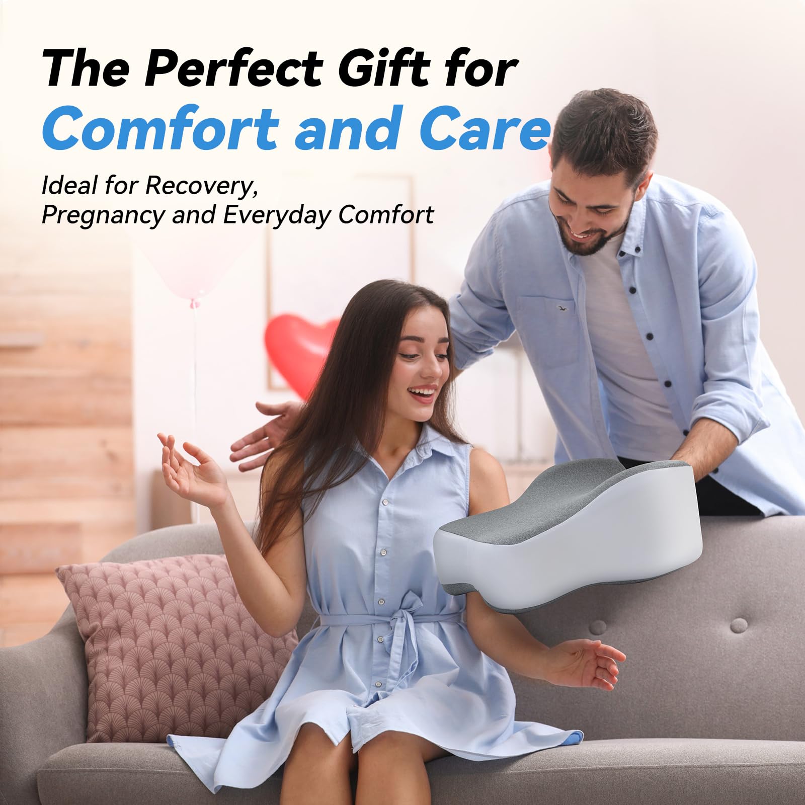 UJPFEO knee pillow gift-ready packaging for thoughtful gifting.