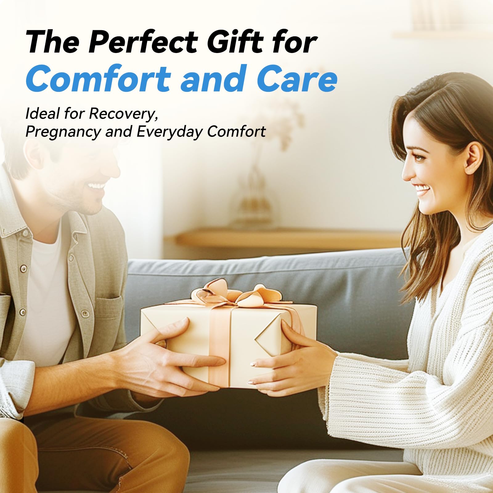 UJPFEO knee pillow gift-ready packaging for thoughtful present