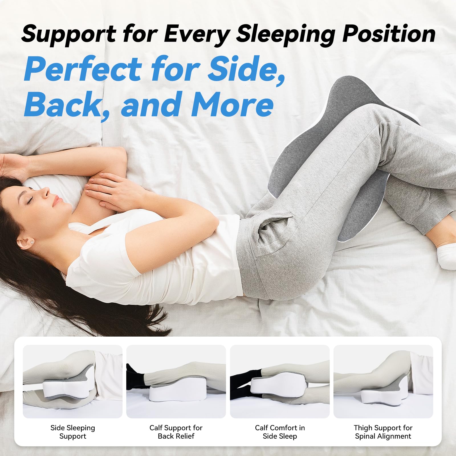 UJPFEO memory foam contours to your body for personalized comfort.