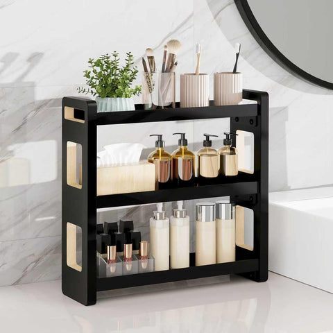 UJQSUN kitchen spice rack organizer neatly stores jars for quick cooking