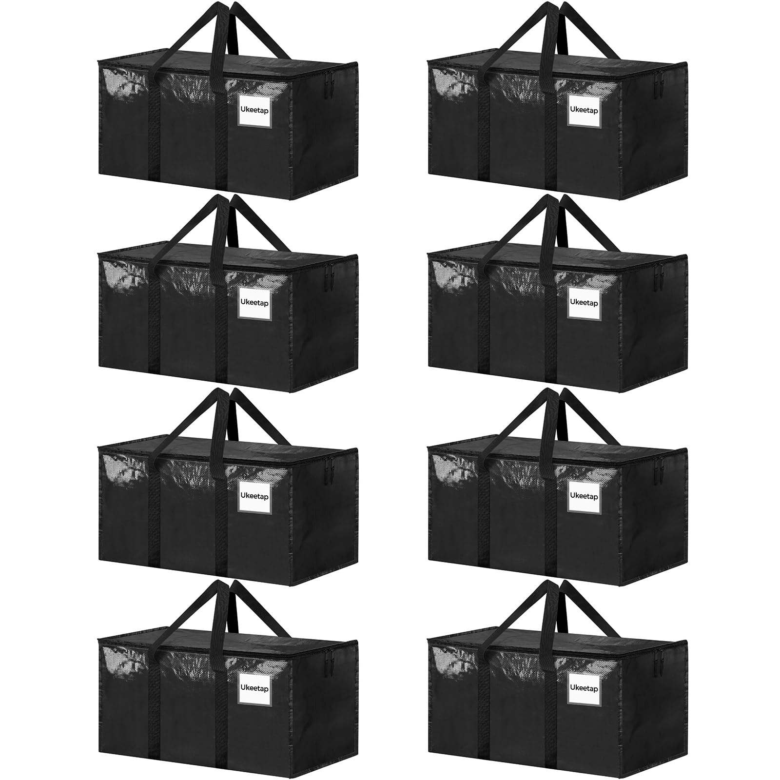Ukeetap moving bags side view showing large capacity for heavy moves