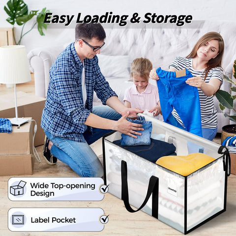 Ukeetap moving bags waterproof fabric protects contents from moisture.