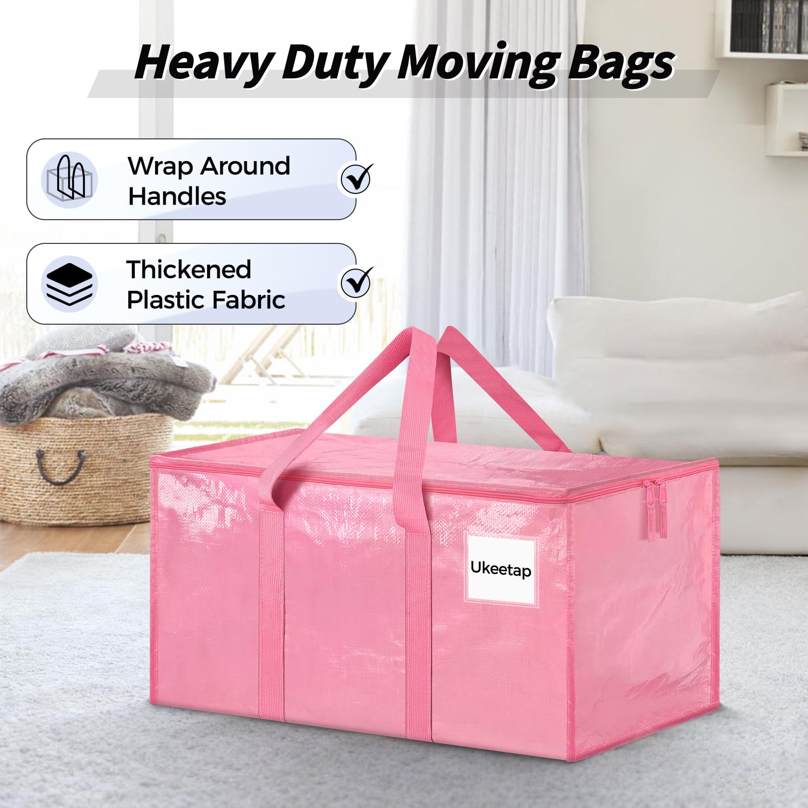 Ukeetap tear-resistant waterproof fabric protecting contents during moves