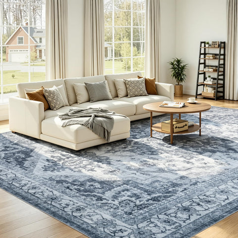 UKISS 8x10 rug features ultra-soft faux silky texture for comfortable feet
