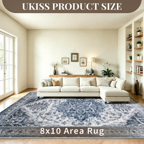 UKISS rug features low-pile, non-shedding design to minimize fuzz