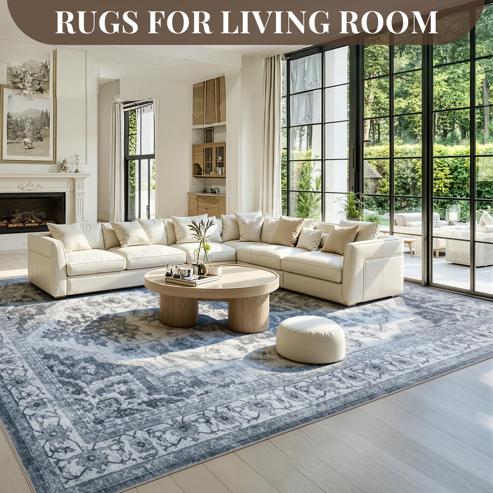 UKISS rug is machine washable for effortless cleaning