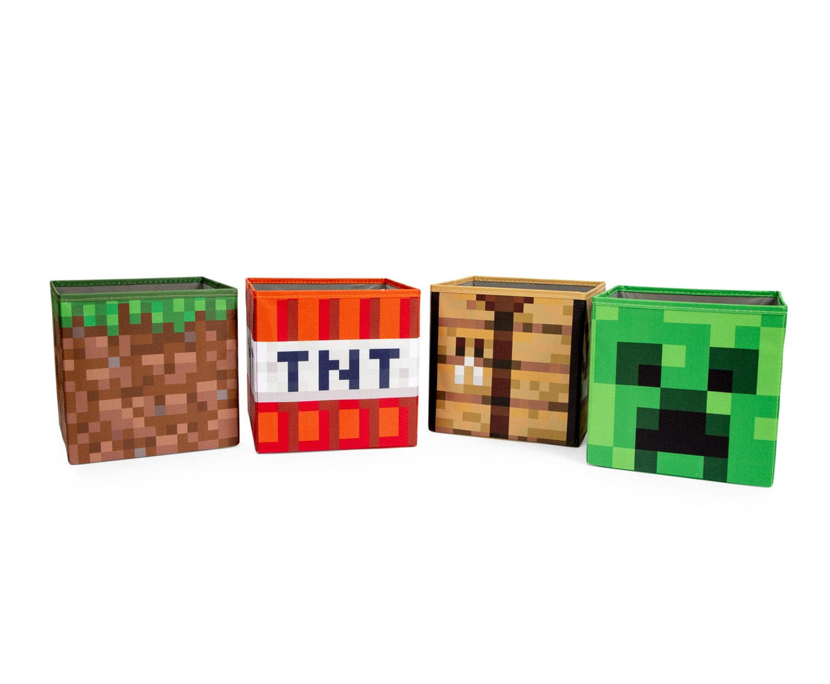 Ukonic Minecraft Creeper storage bin for toy organization
