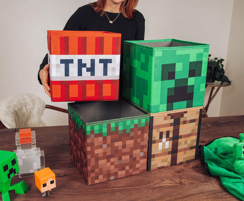 Ukonic Minecraft TNT storage bin for bold storage