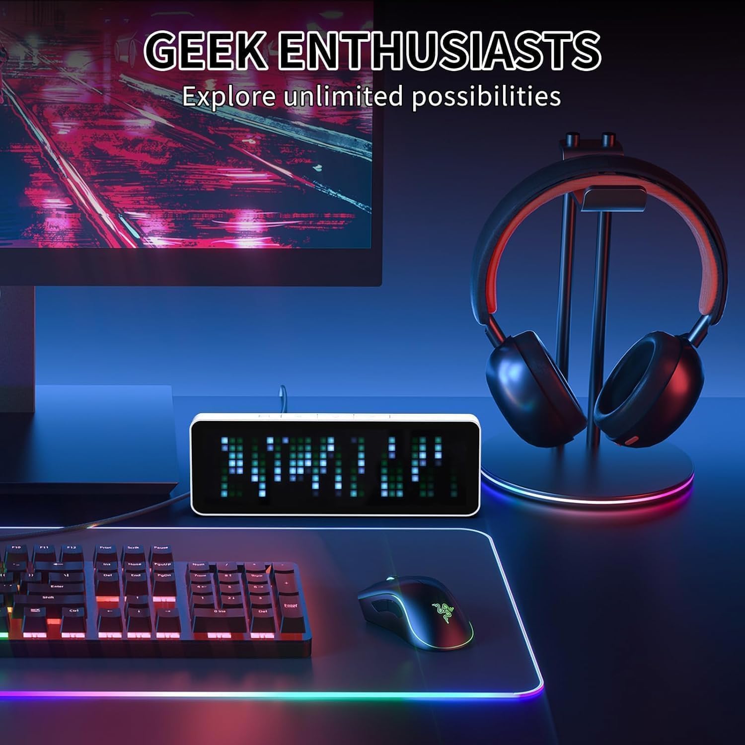 ULANZI TC001 Awtrix simulator lets you customize pixel displays.