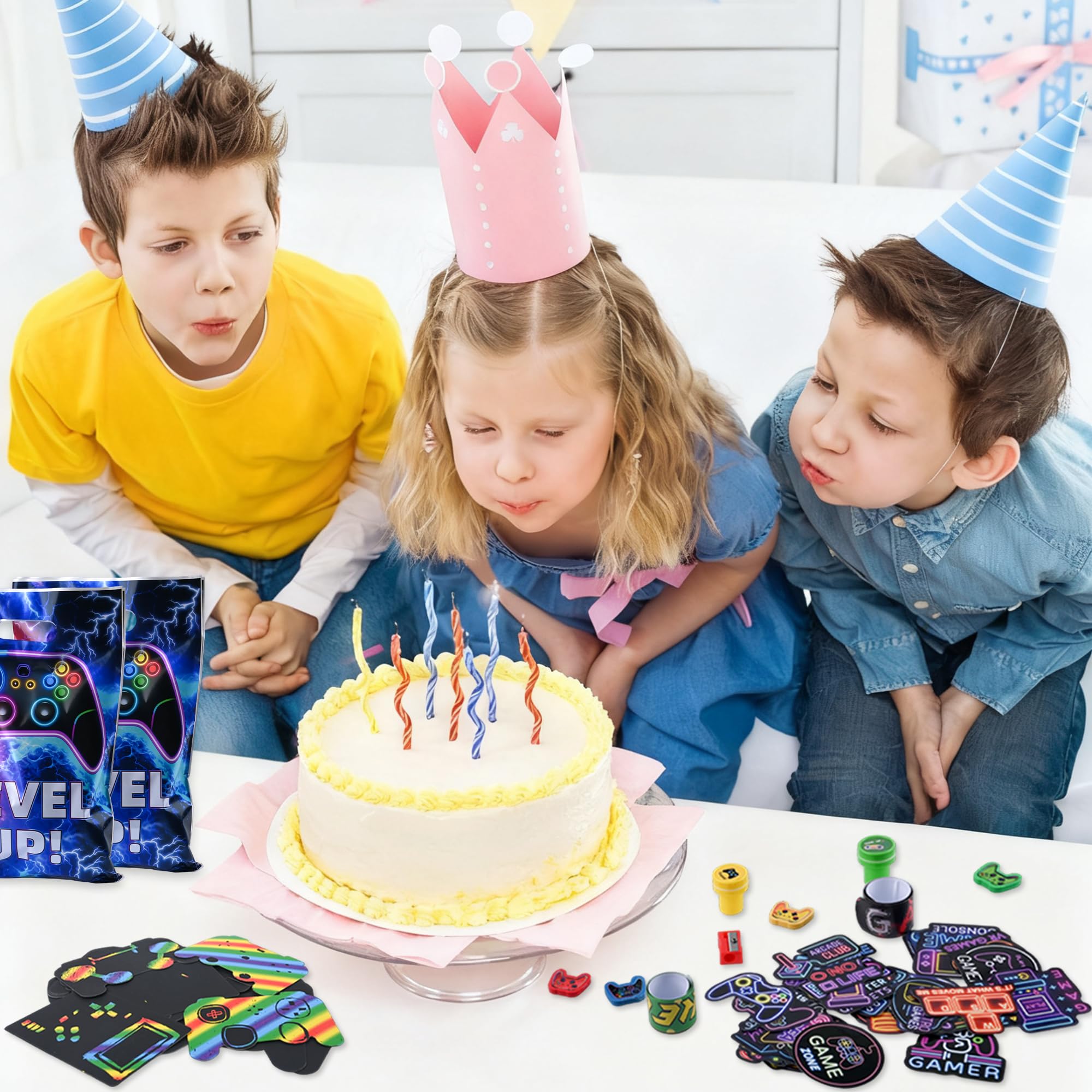 Ulema video game gift bags perfect for gifting at parties or classroom exchanges