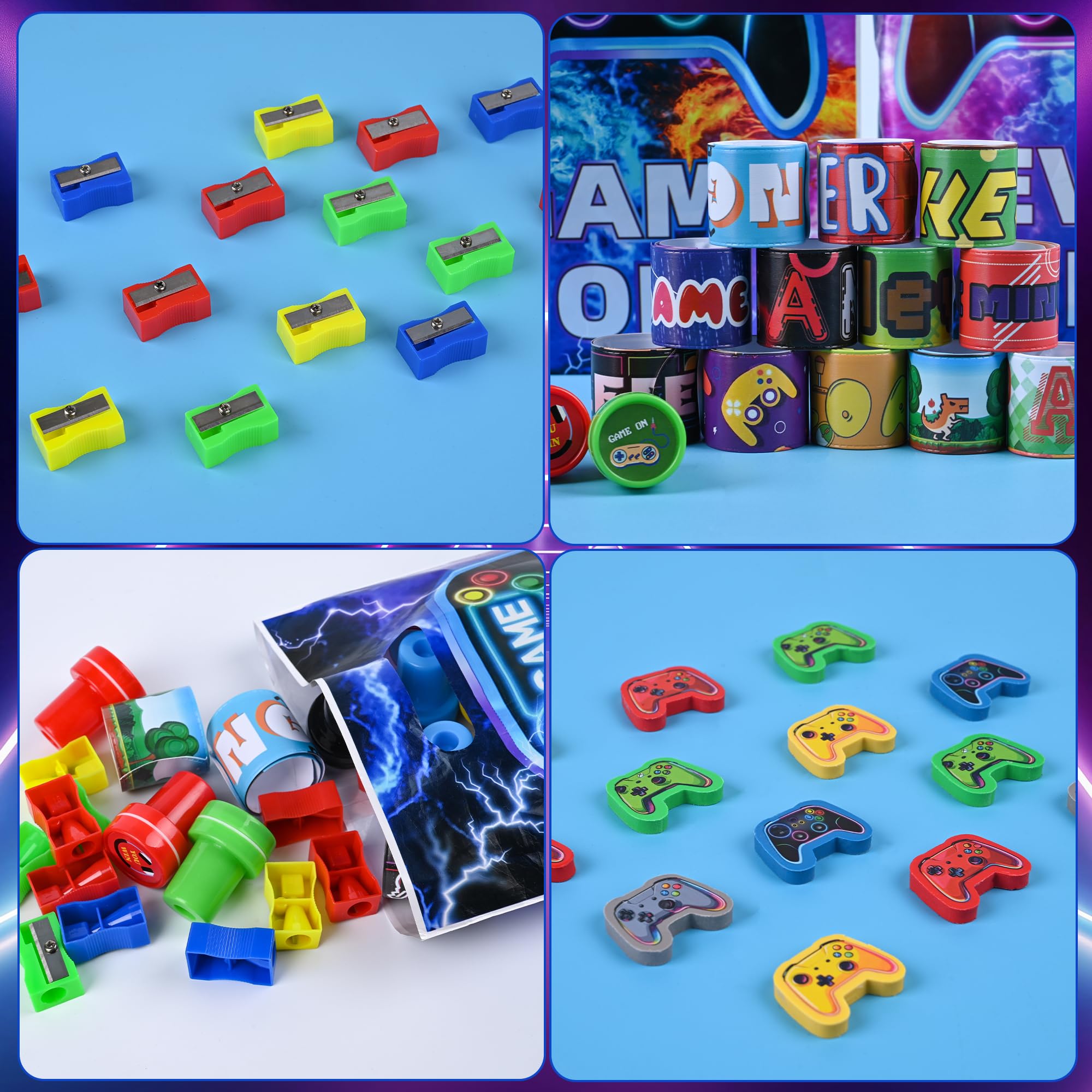 Ulema video game stamps add fun to crafts, homework, and greeting projects