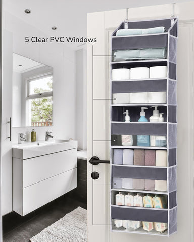 ULG over-door organizer fits standard doors for versatile door hanging use