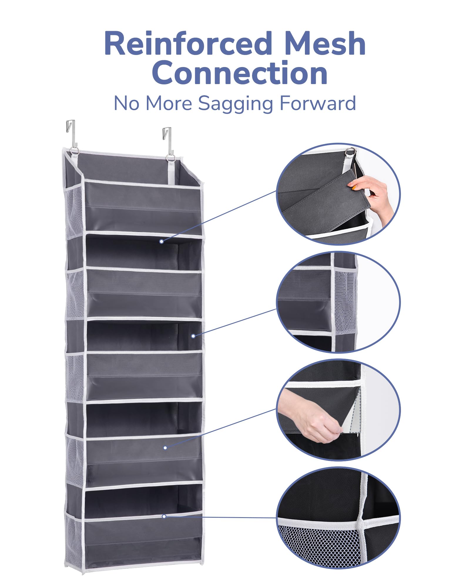 ULG door organizer suitable for bedrooms, nurseries, and laundry areas