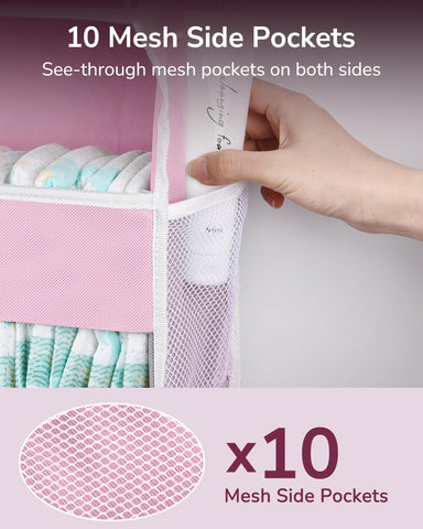 ULG door organizer showing side mesh pockets for small items