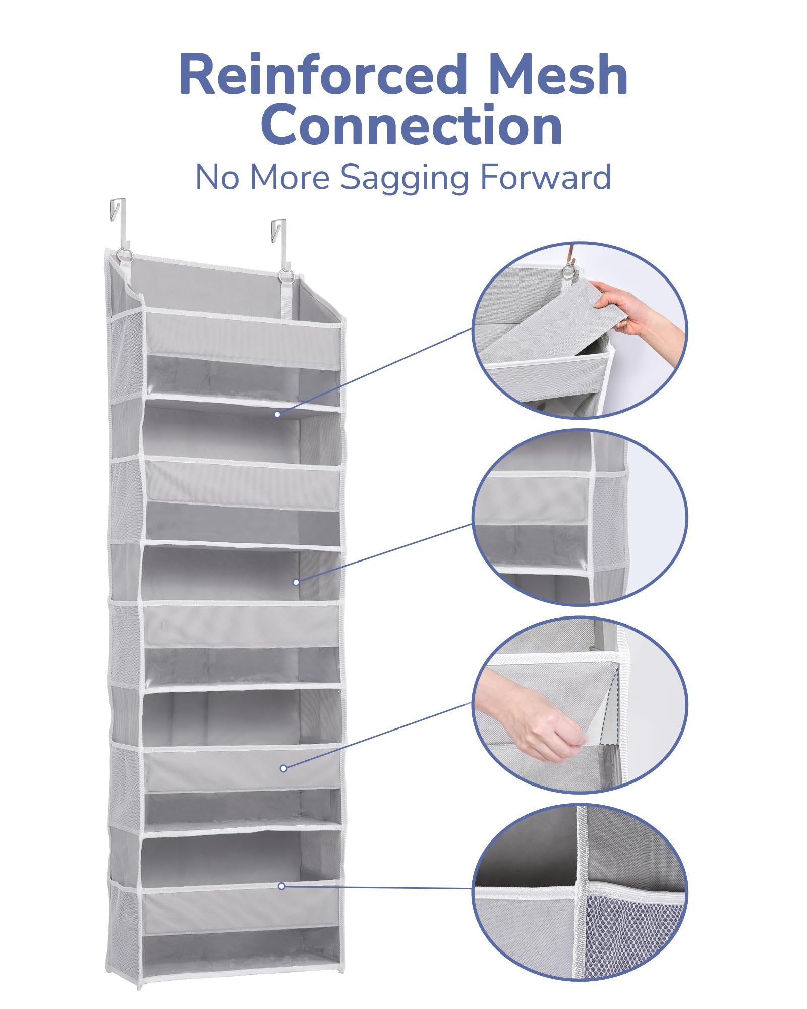 ULG weight-capacity 20kg design supports heavier items