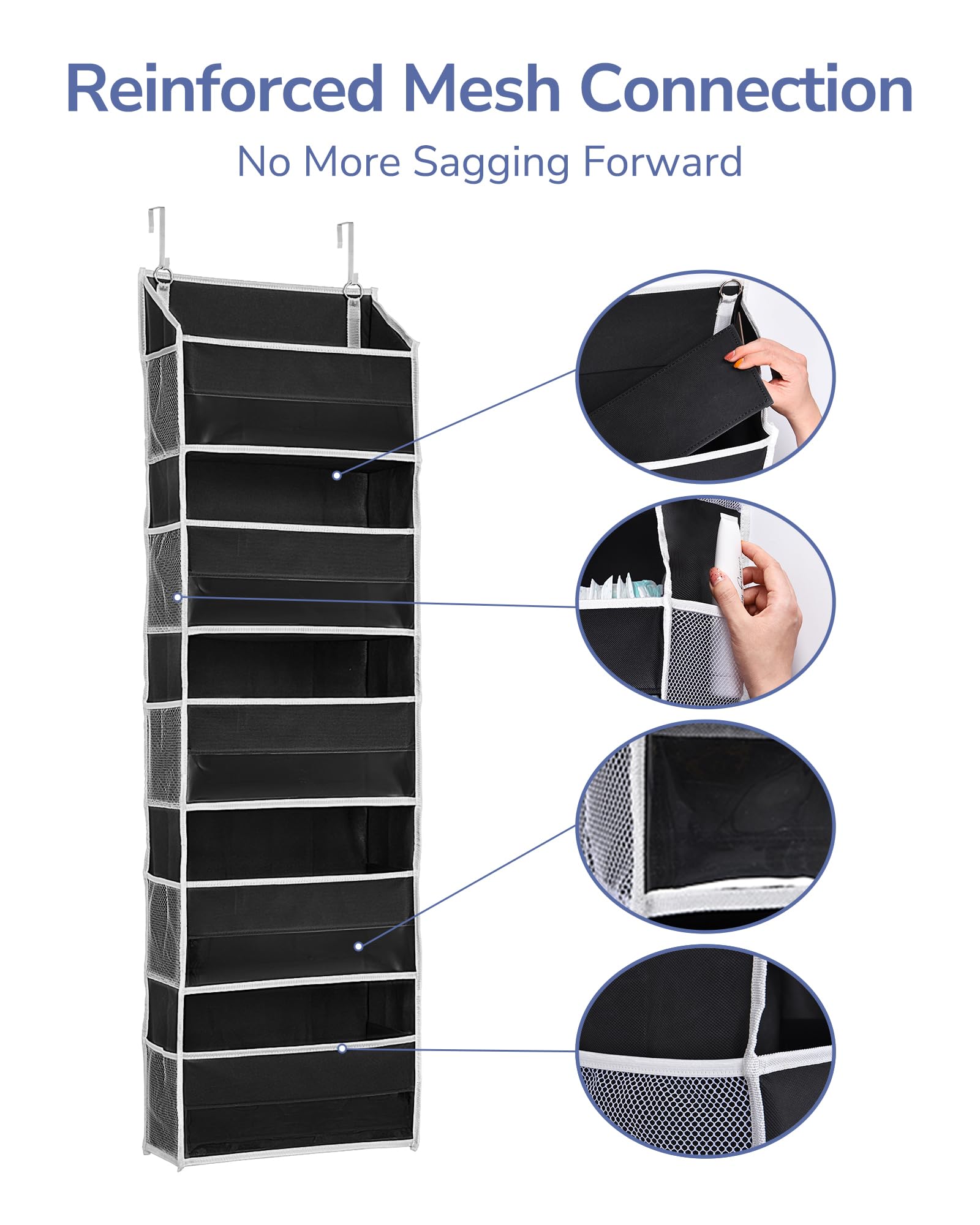 ULG pantry-ready organizer versatile for shelves, toiletries, and small items