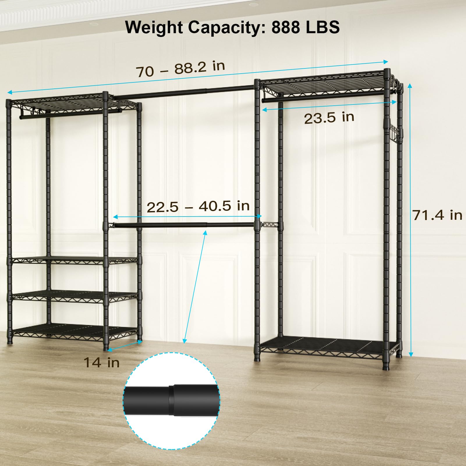 Ulif E1 easy assembly no-tools setup for quick placement