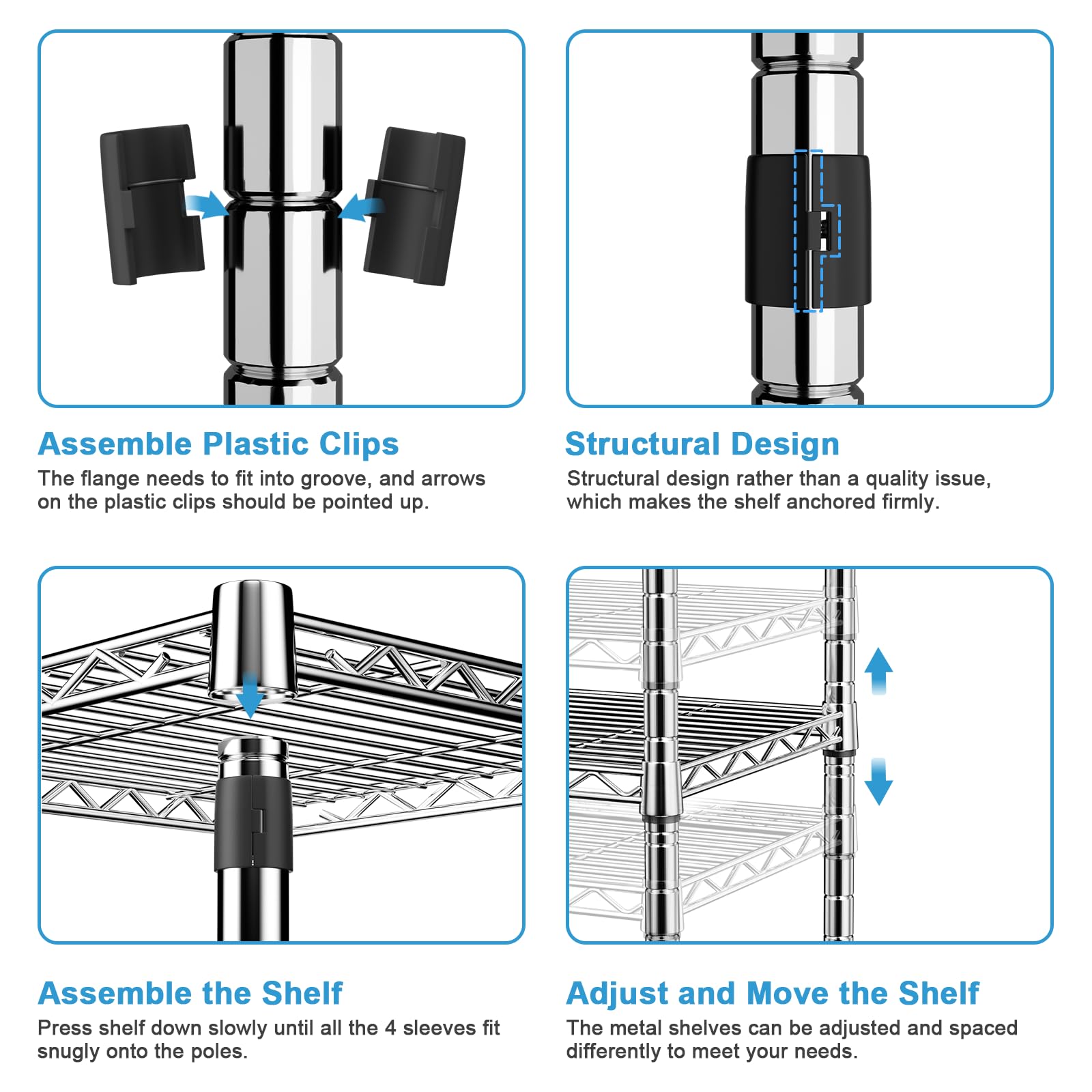 Ulif E1 easy assembly shows tool-free setup with clear instructions.