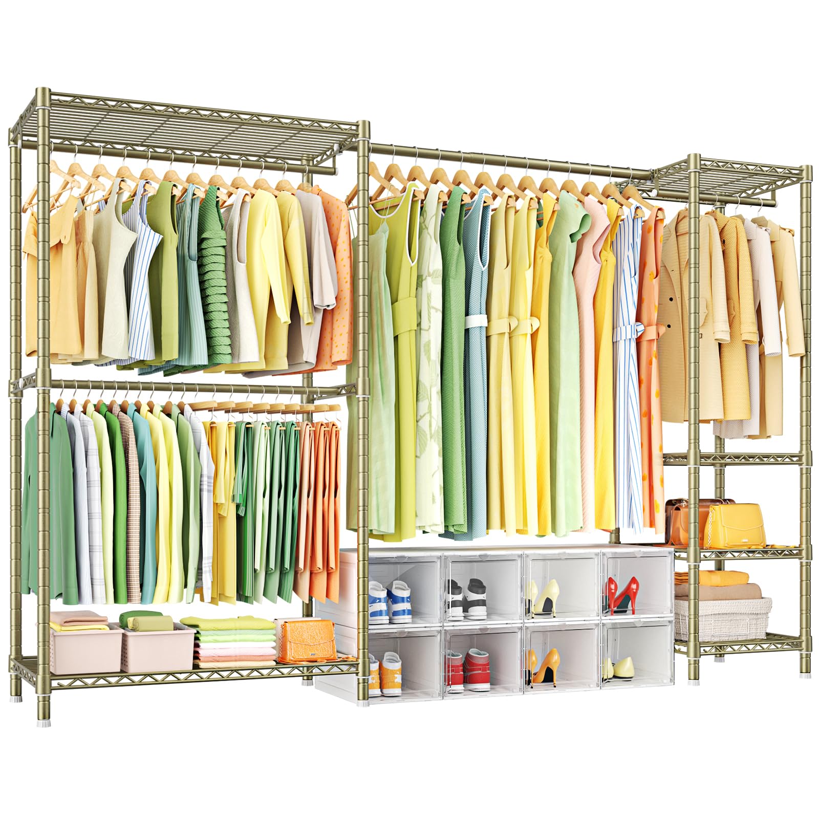 Ulif E10 clothes rack assembly shows a sturdy frame for reliable daily use.